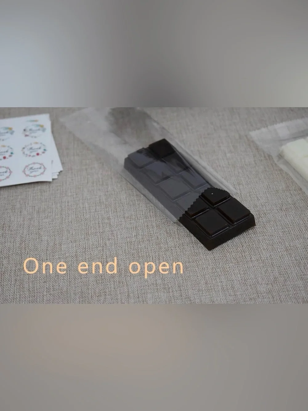 NWT 300 Heat Seal Bags + Thank You Stickers, Small Business Supplies Packaging